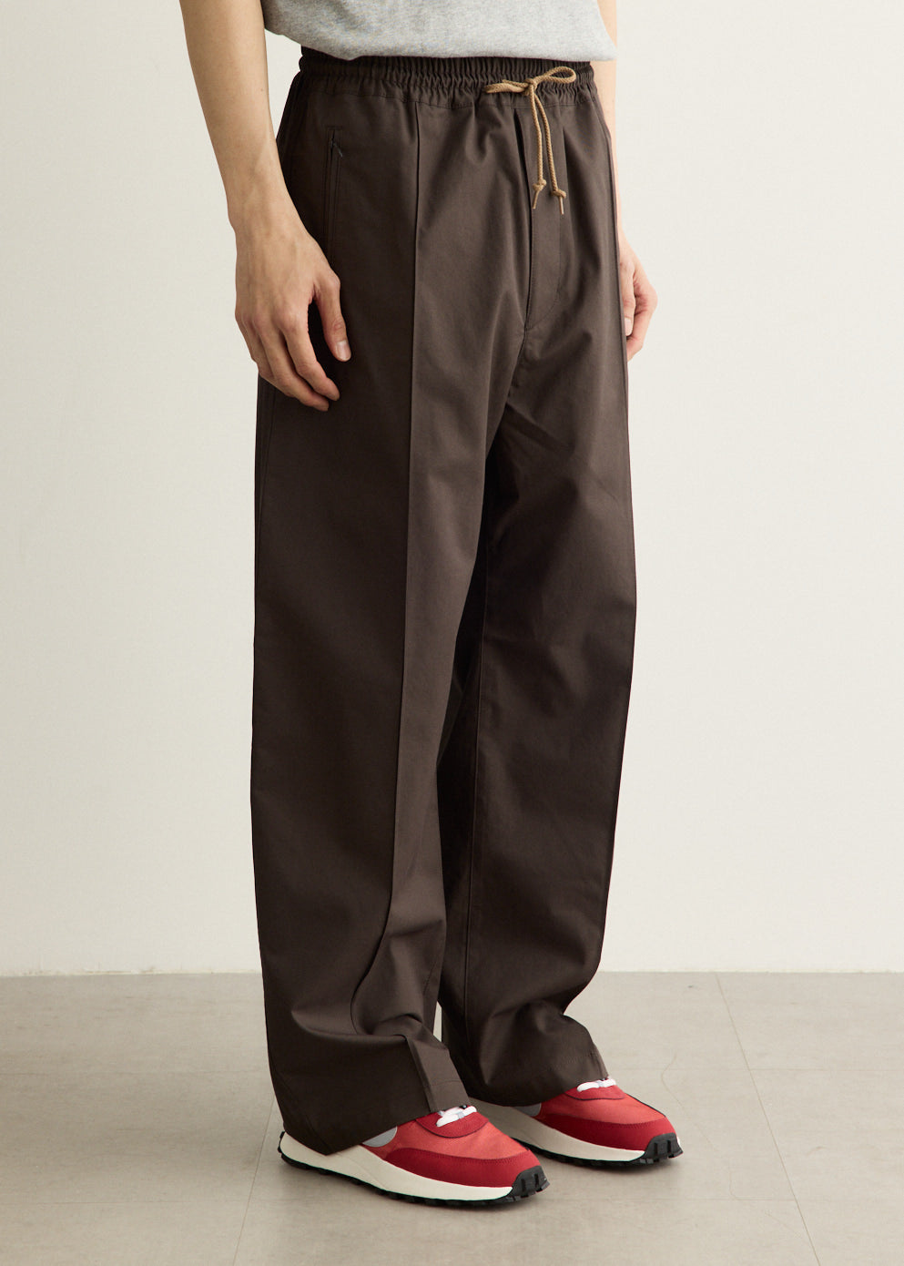 Cotton Twill Elastic Pants