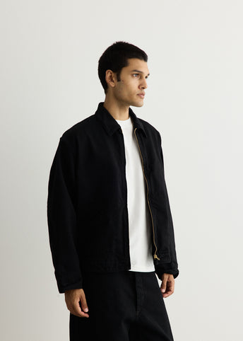 Denim Zip Short Jacket