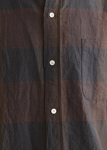 B.D. Classic-fit Cotton Linen Cord Check Shirt