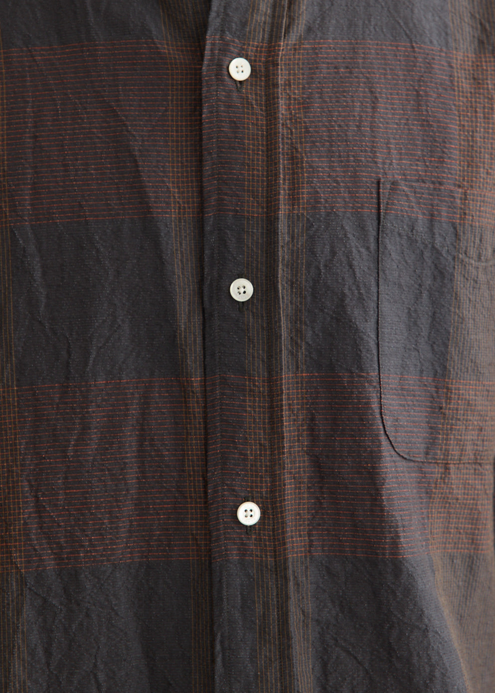 B.D. Classic-fit Cotton Linen Cord Check Shirt