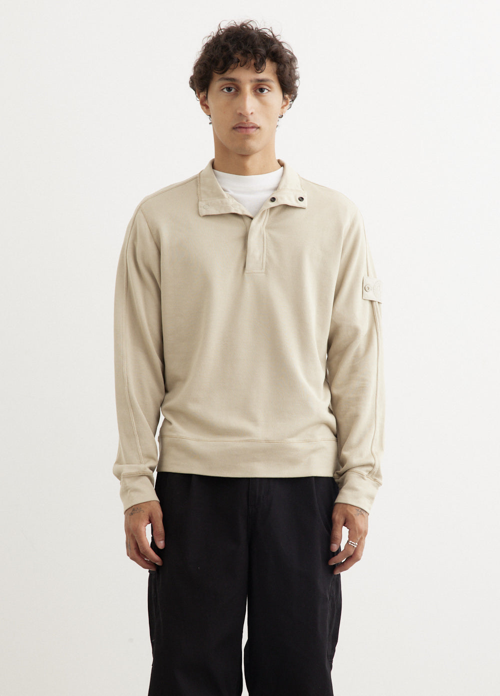 Ghost Standing Collar Sweatshirt