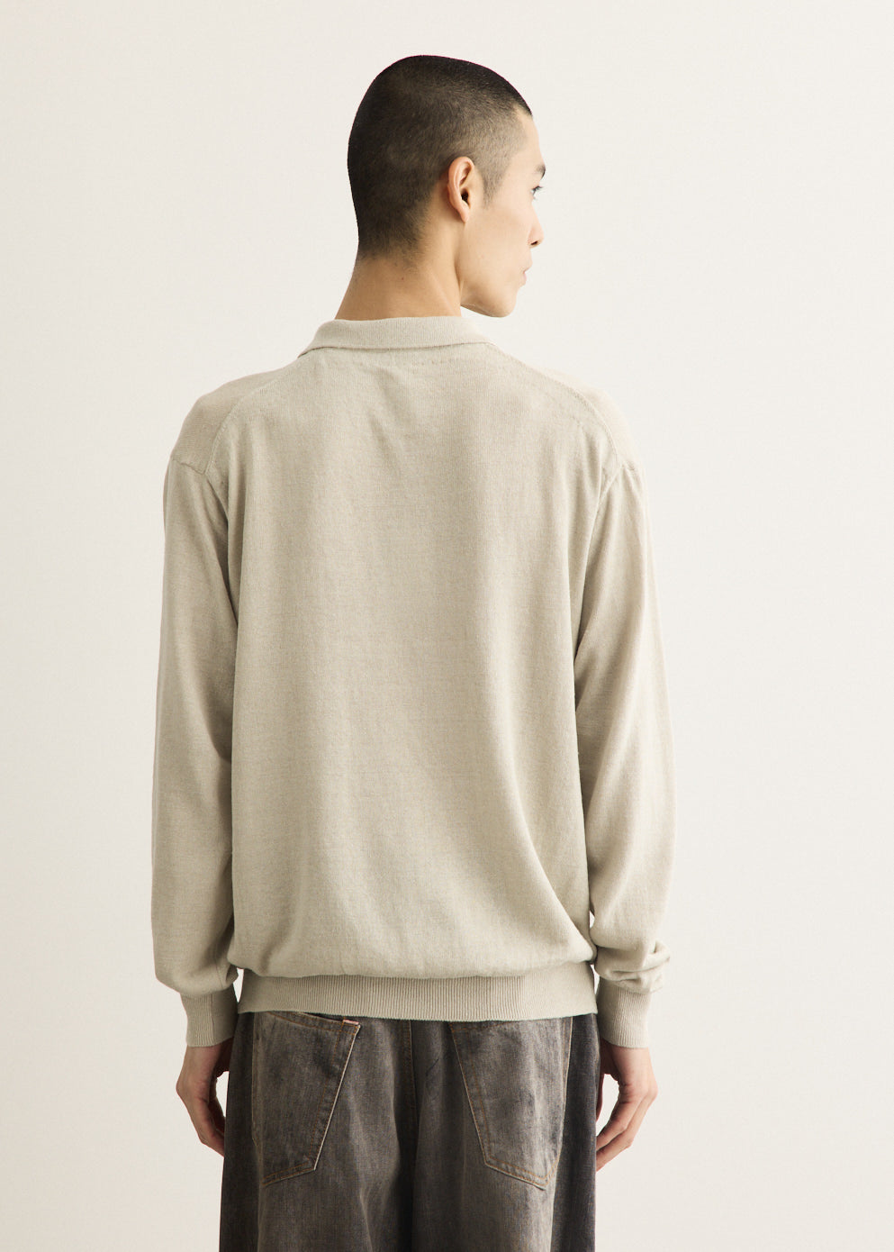 Contempo Silk Linen Knit Polo