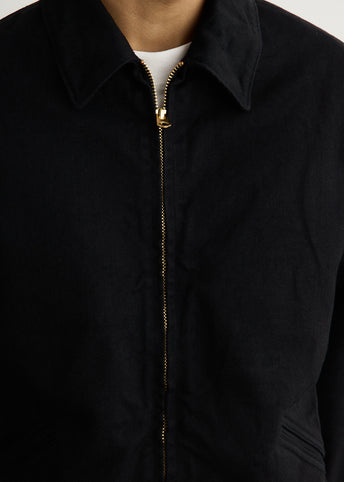 Denim Zip Short Jacket