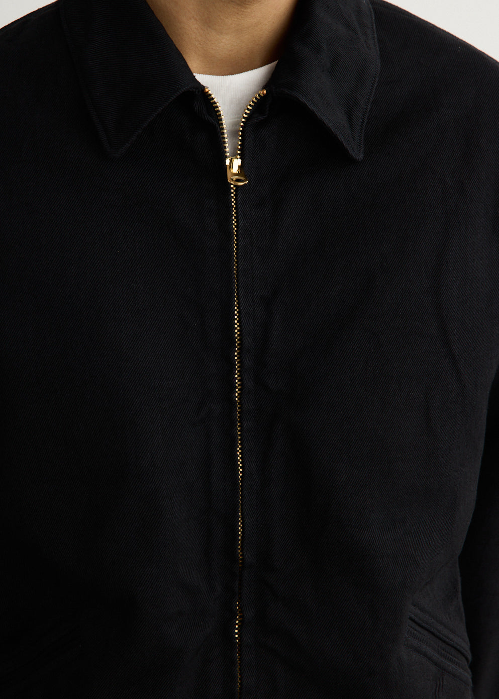 Denim Zip Short Jacket