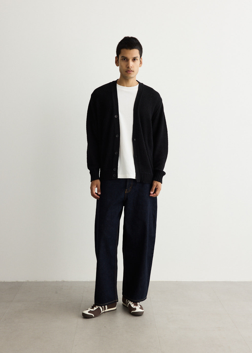 5-Gauge Knit Cardigan