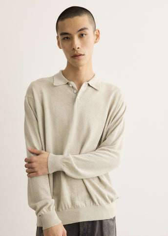 Contempo Silk Linen Knit Polo