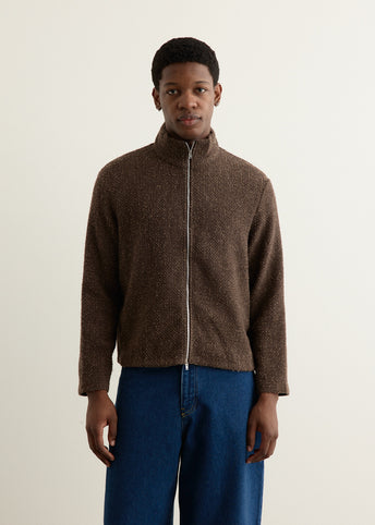 Shrunken Full Zip Polo