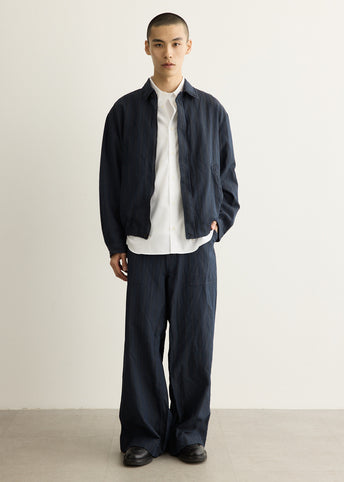 Herringbone Stripe Garment Treated Pants