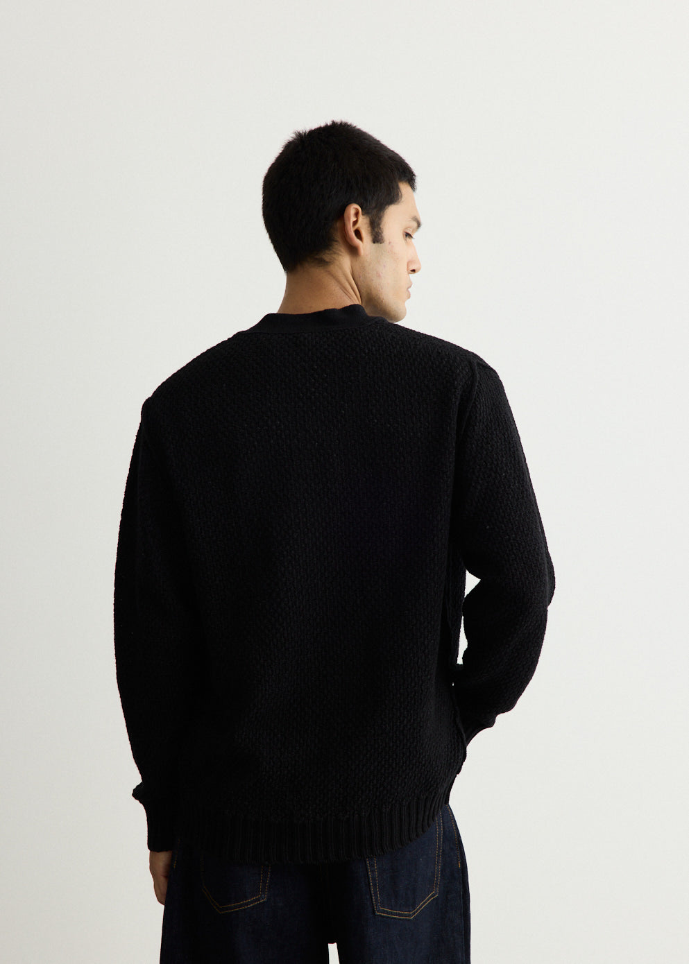 5-Gauge Knit Cardigan