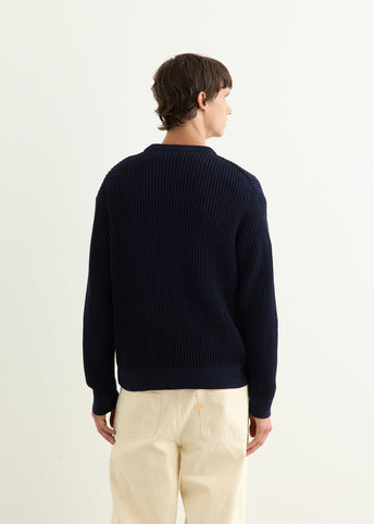 Fox Head Cotton Ribbed Jumper