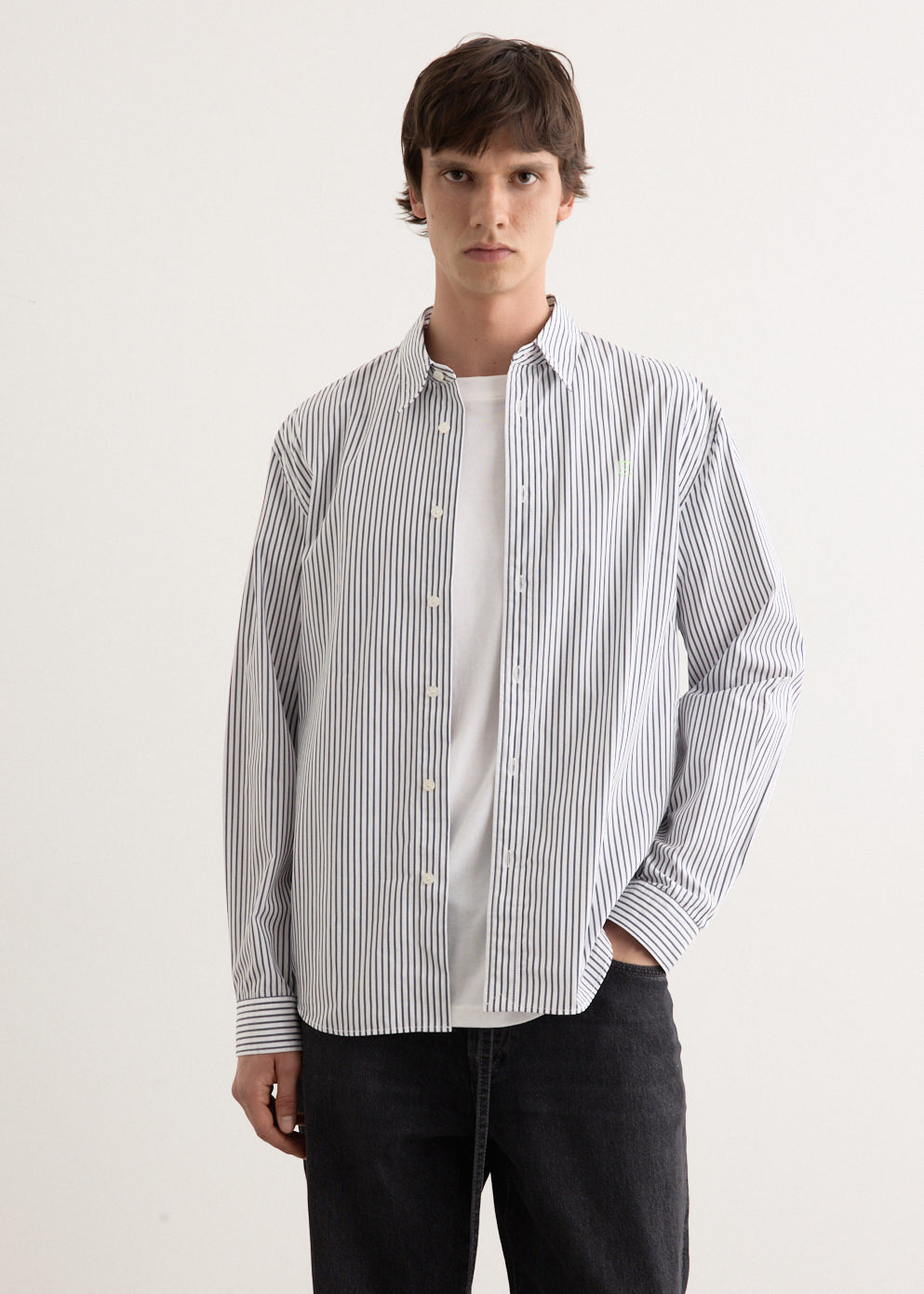 Acne Studios - Sunnie Striped Heavy Poplin Shirt - Shirt,All Products : American Fashion Style Bags On Sale Acne Studios - Sunnie Striped Heavy Poplin Shirt - Shirt,All Products : American Fashion Style Bags On Sale