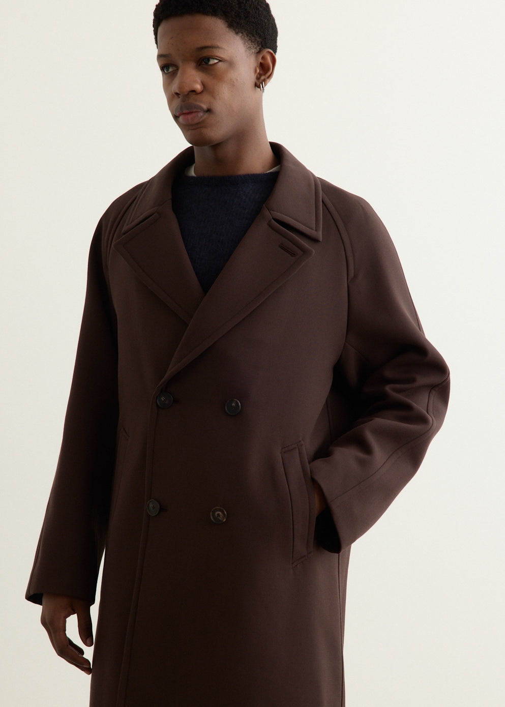 Twisted Double Cloth Coat