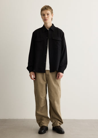 Cruise Ticking Utility Overshirt