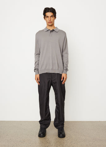 ESC Knit Long Sleeve Polo