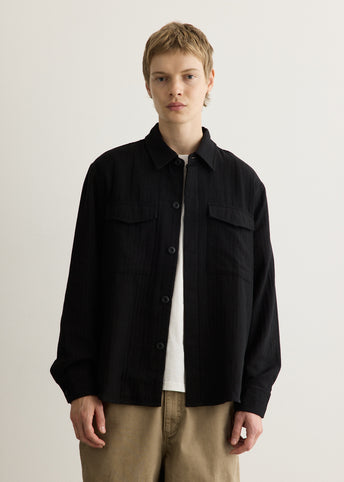 Cruise Ticking Utility Overshirt