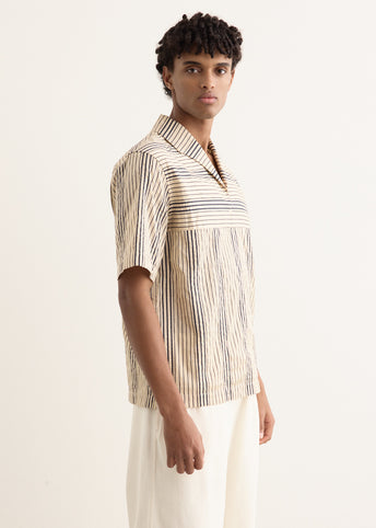 Woven Stripe Nautical Shirt
