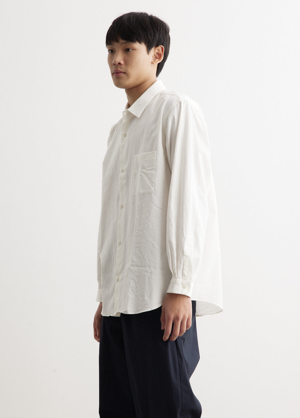 Button Wide Shirt