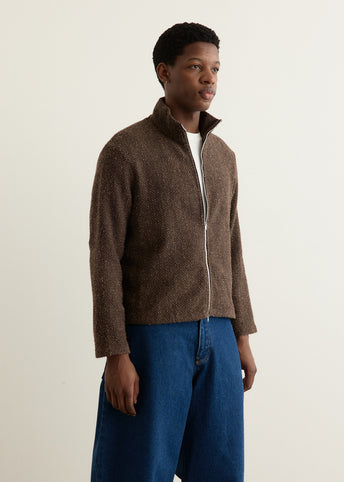 Shrunken Full Zip Polo