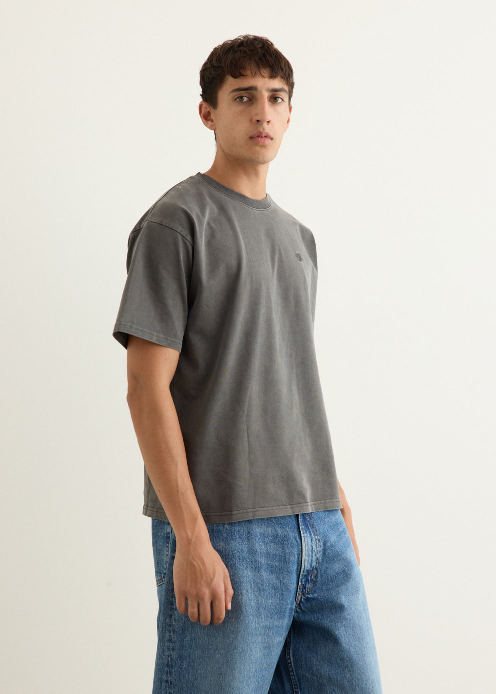 SNYC Relaxed Pigment Dyed Short Sleeve T-Shirt