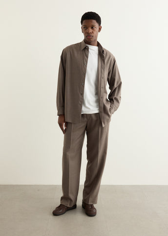 Super Light Wool Two-Tuck Slacks