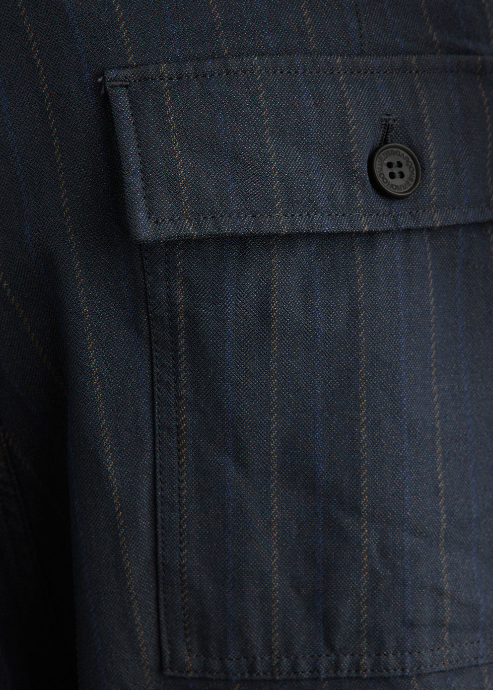 Herringbone Stripe Garment Treated Pants