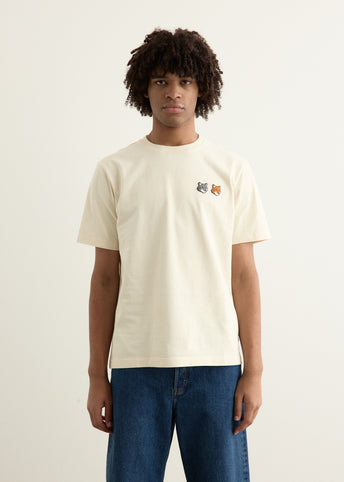 Double Bold Fox Head Comfort T-Shirt