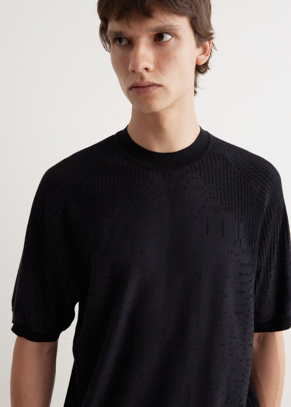 ESC Knit Wool Short Sleeve T-Shirt