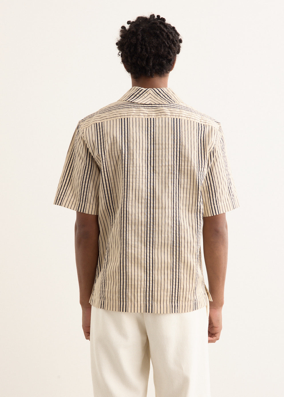 Woven Stripe Nautical Shirt