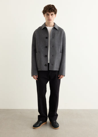 Boxy Buttoned Jacket