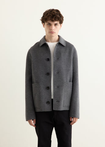 Boxy Buttoned Jacket