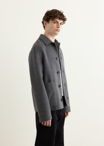 Boxy Buttoned Jacket