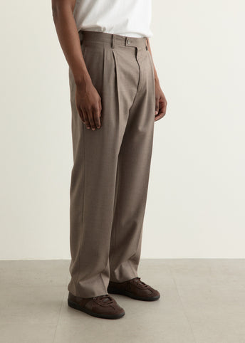 Super Light Wool Two-Tuck Slacks