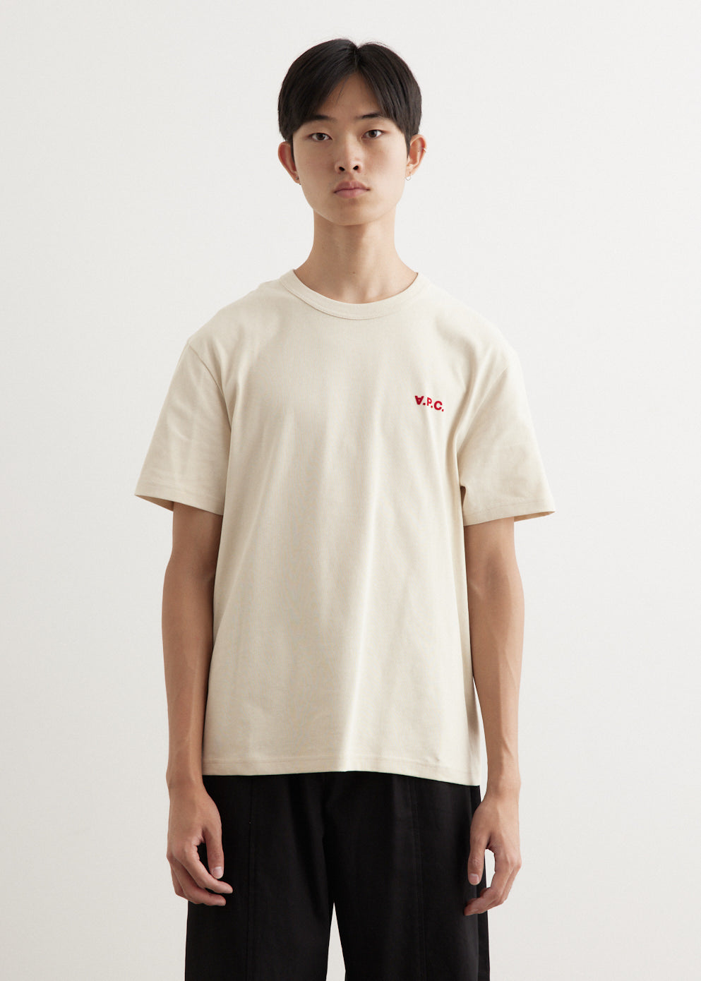 A.P.C. - Boxy Petit VPC T-Shirt - Tshirt logo,All Products : American Fashion Style Bags On Sale