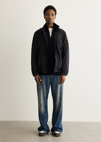 Garment Dyed Crinkle Reps Zip Jacket