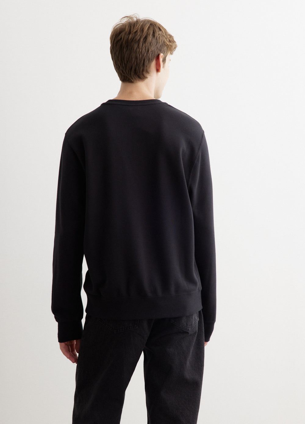 French Terry Crew-Neck Sweatshirt