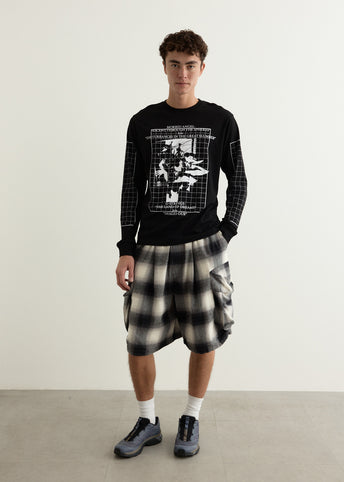 Long Sleeve T-Shirt - Grids