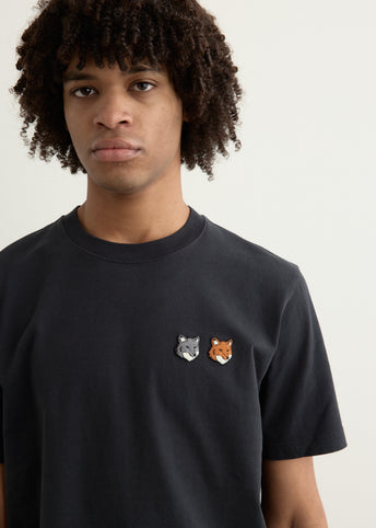 Double Bold Fox Head Comfort T-Shirt