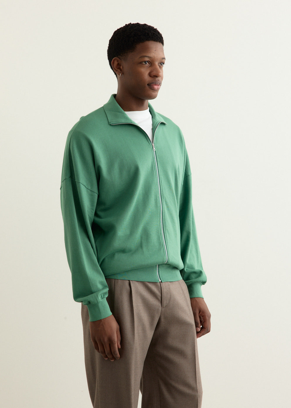 Super High Gauge Sweat Zip Blouson
