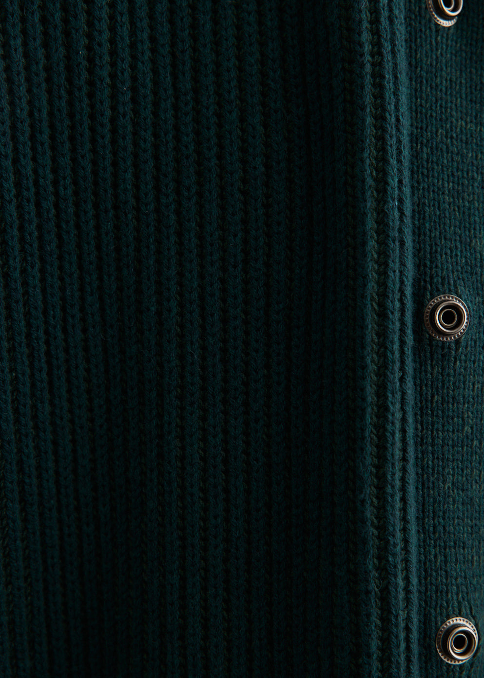 College Rib Knit Cardigan