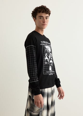 Long Sleeve T-Shirt - Grids