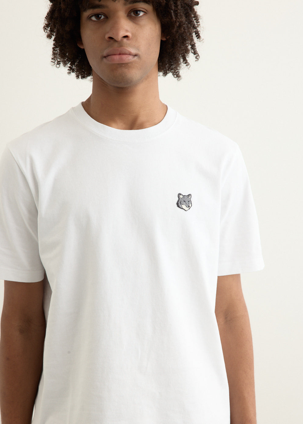 Grey Fox Head Patch Comfort T-Shirt