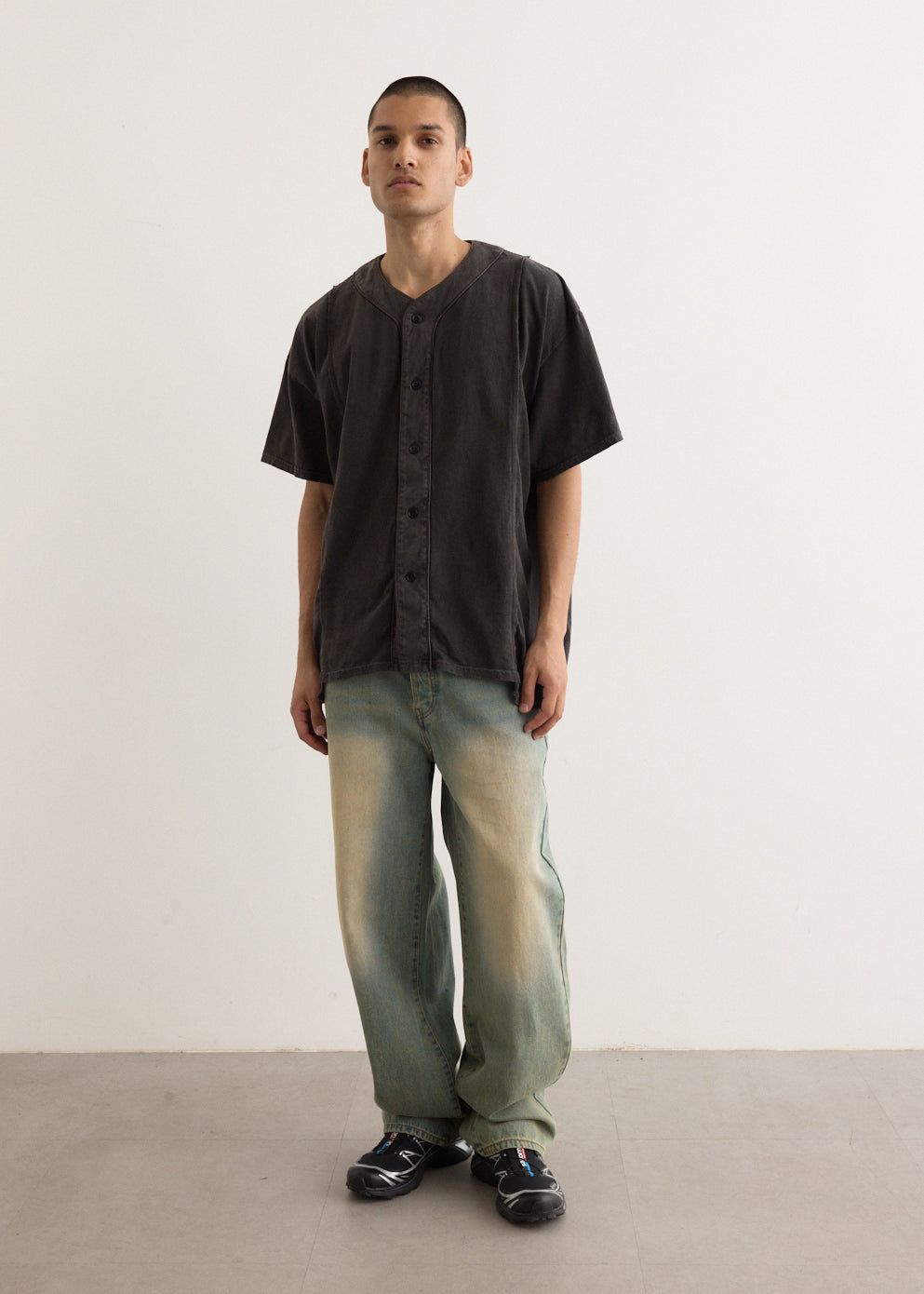 3 Cut Wide Baseball T-Shirt