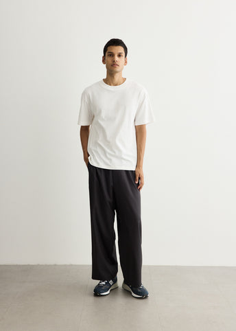 Extra Fine Wool Easy Wide Pants