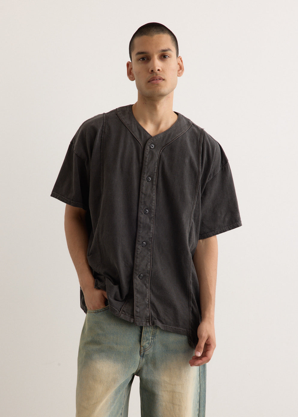3 Cut Wide Baseball T-Shirt
