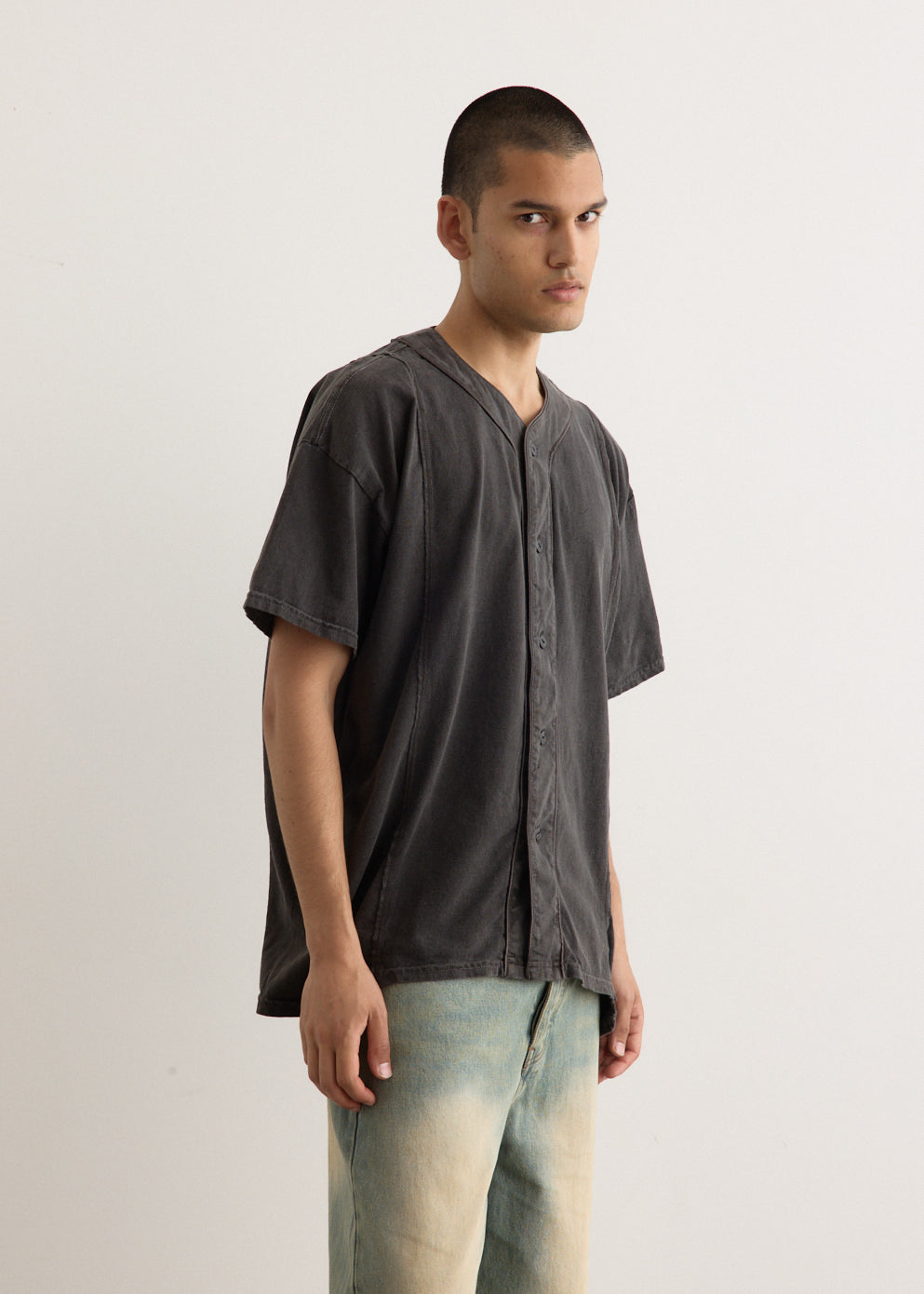 3 Cut Wide Baseball T-Shirt