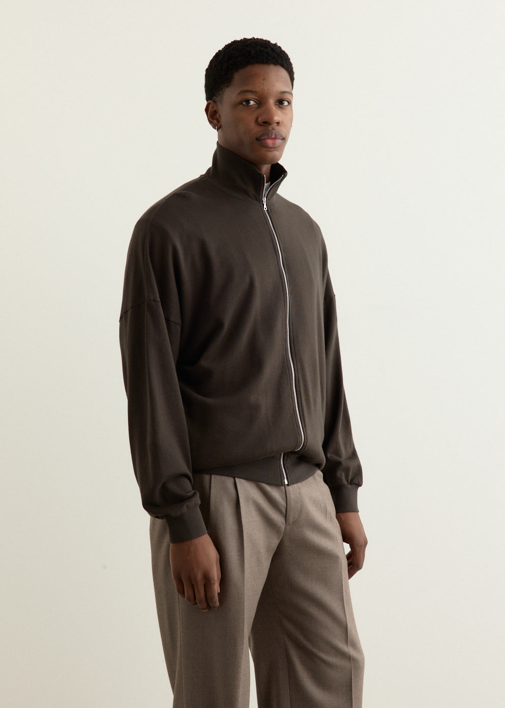 Super High Gauge Sweat Zip Blouson