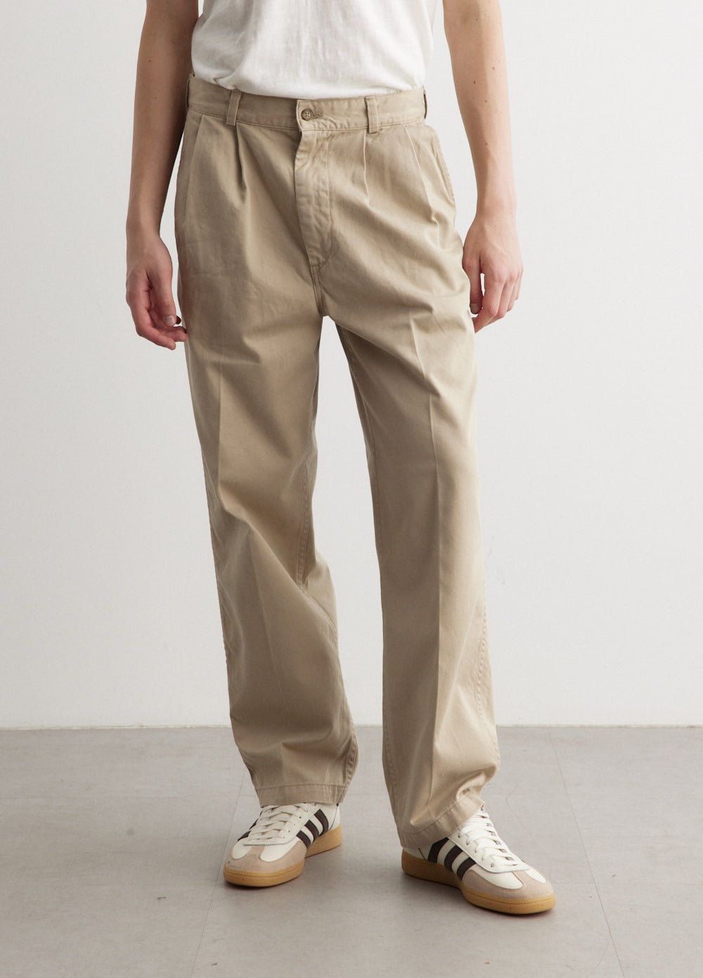Two Tuck Wide Trousers