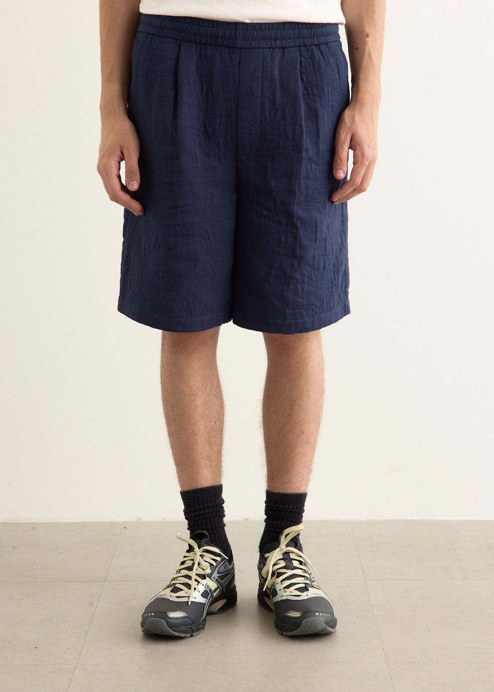 Textured Smokestack Shorts