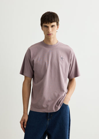 Regular Fit Garment Dyed Compass T-Shirt