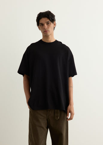 Cotton Mesh Short-Sleeve T-Shirt
